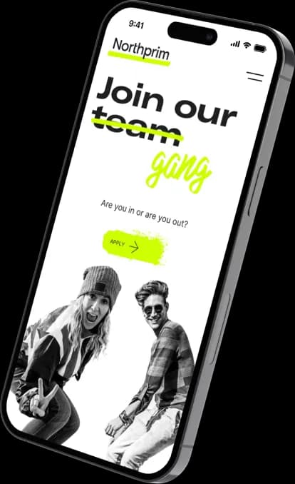 Northprim mobile mockup 1