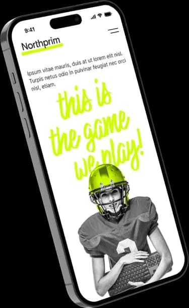 Northprim mobile mockup 2